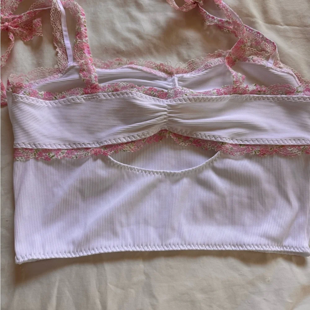 For Love and Lemons Hailey ribbed cami - Picture 5 of 6